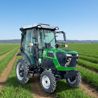 Tracteur agricole 70 CV 4x4, produit phare sur le marché européen en 2026, avec certifications COC, CE et ISO.