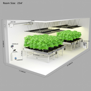 Thương mại Nhà Kính seedbed 4x8 ft Vườn Ươm giường EBB và dòng chảy khay hydroponics di chuyển cán băng ghế dự bị hệ thống lũ bảng - Product Image 4