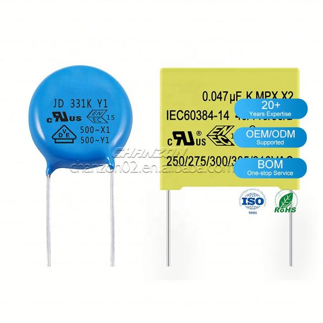 Full Range X1 X2 Y1 Y2 MKP Safety Film Capacitor 275V 300V 305V 310V 350V 400V 102K - 823K High Voltage Ceramic Safety Capacitor