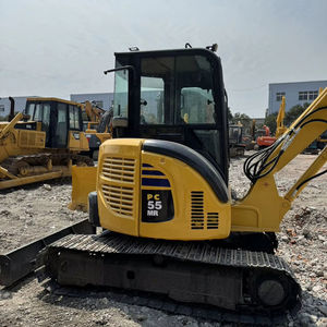 Mini-excavatrice sur chenilles Komatsu PC55MR d'occasion, 5 tonnes, modèle 2022, moteur testé, faible nombre d'heures, en stock, meilleur prix - Product Image 2