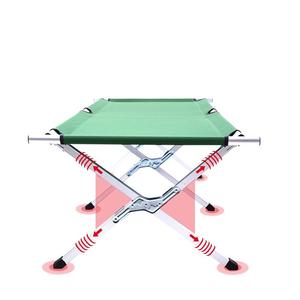 Table <span class=keywords><strong>de</strong></span> camping portable moderne et simple, support mobile pliable en trois parties, table <span class=keywords><strong>de</strong></span> <span class=keywords><strong>sieste</strong></span> en fer, bureau, lit pliant ultra-léger <span class=keywords><strong>pour</strong></span> la plage, utilisation à la ferme - Product Image 6