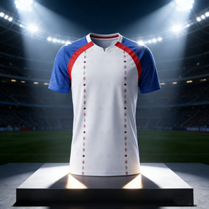 เสื้อฟุตบอลทีมชาติเฮติรุ่นใหม่ 2526 อีติญ อลซิอุส ชุดฝึกซ้อมลำลองราคาประหยัดสำหรับผู้ชาย รุ่นโกลด์คัพ - Product Image 2