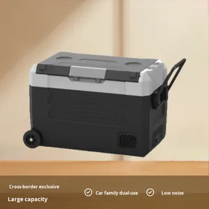 Réfrigérateur de voiture à compresseur 35/45/55L, faible bruit 35dB, double usage voiture/maison, 12V/24V, compatible OLIVER, plage de température -20°C à 10°C - Product Image 2