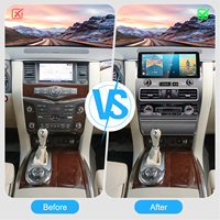 Radio Multimedia para Auto Navihua 12.3 con Reproductor de DVD, GPS y Navegador Estéreo para Nissan Patrol Y62 Armada QX56 2013-2023