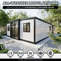 Prix d'usine – Maison préfabriquée mobile de 20 pieds ou 40 pieds avec salle de bain, 2, 3 ou 4 chambres, maison conteneur extensible