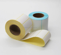Étiquette code-barres thermique directe 58x40mm avec revêtement supérieur