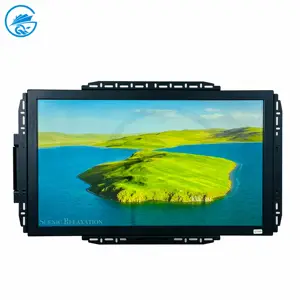 27 inch vertical infrared touch lcd monitor video player