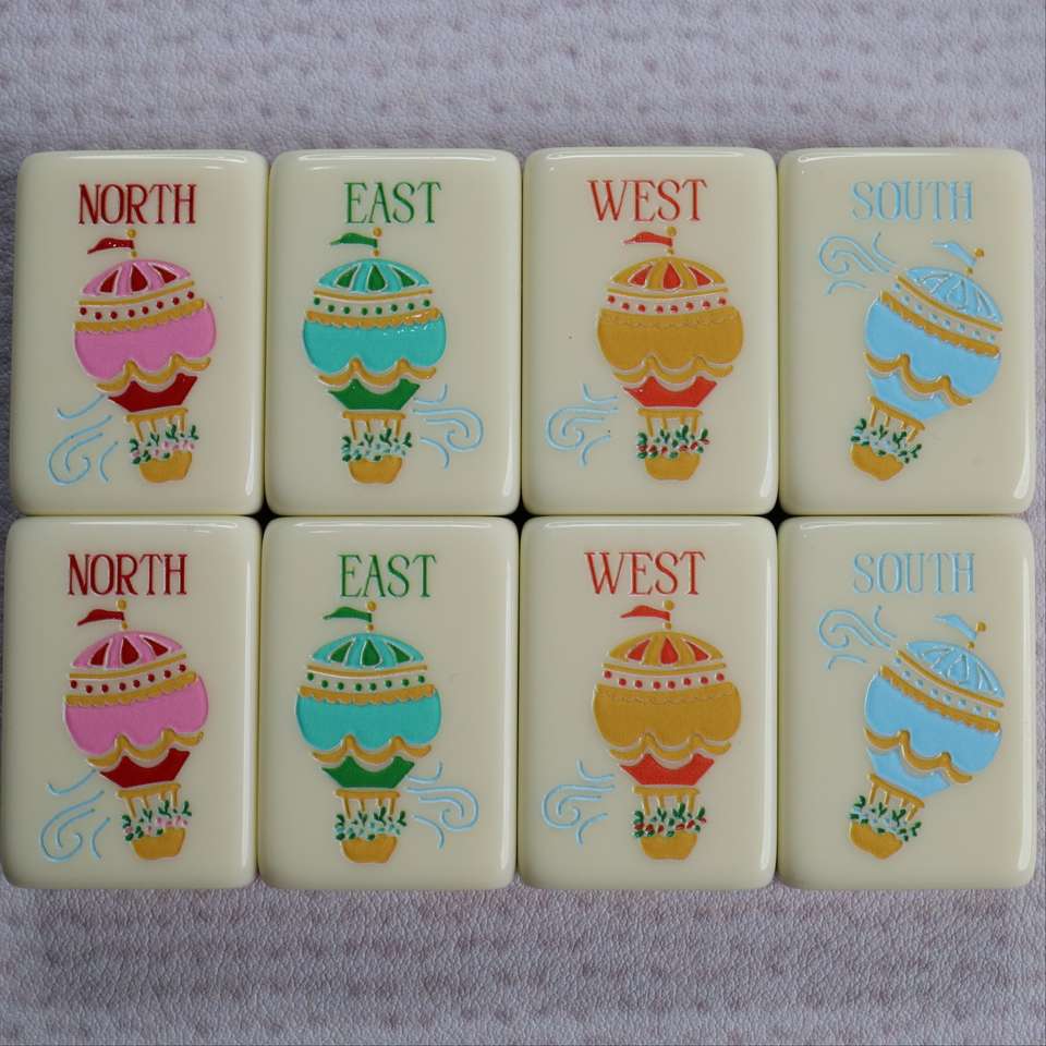 Yellow Back How Acrylic Mahjong Tiles Paris Suit Yellow Back No Logo Clearance Final ...