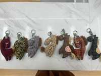 Porte-clés jouet en gros, fait main, pendentif cheval mignon, en tissu dessin animé, cheval créatif, accessoires de porte-clés IY