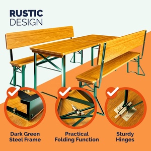 Conjunto <span class=keywords><strong>de</strong></span> Muebles <span class=keywords><strong>de</strong></span> Patio, 3 Piezas, Mesa <span class=keywords><strong>de</strong></span> <span class=keywords><strong>Picnic</strong></span> <span class=keywords><strong>para</strong></span> Exteriores, Banco <span class=keywords><strong>para</strong></span> Cerveza, Juego <span class=keywords><strong>de</strong></span> Comedor Plegable, Muebles <span class=keywords><strong>de</strong></span> Patio <span class=keywords><strong>para</strong></span> Exteriores - Product Image 3
