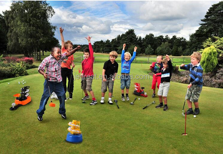 Kinder-Golfschläger-Set Mit 3 Schlägern, Bällen & Übungslöchern – Outdoor-Spielzeug Ab 3 Jahren