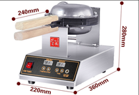 Machines à snacks, machine à crêpes commerciale, machine à crêpes au gaz/machine à pancakes