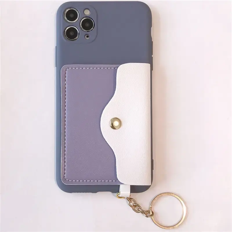 New Design Luxury Leather Phone Cover Multifunction Card Insert Mobile Phone Case with Card Holder