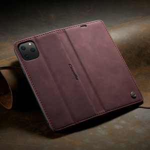 CaseMe — coque de téléphone souple en cuir, étui à rabat classique rétro pour OPPO Realme 6 6Pro, modèle A8 A91 A92 A90 F11 <span class=keywords><strong>Pro</strong></span> - Product Image 4