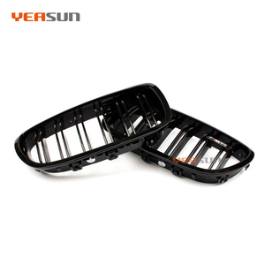 Reemplazo parte doble listón negro brillante F10 F11 F18 frente riñón rejilla para <span class=keywords><strong>BMW</strong></span> <span class=keywords><strong>5</strong></span> Series 2010, 2011, 2012, 2013 2014, 2015, <span class=keywords><strong>2016</strong></span>, 2017 - Product Image 3
