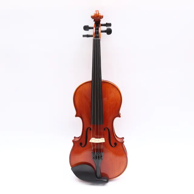 Violín de arce flameado para niños y principiantes, conjunto de Violín de tamaño completo, con funda dura, 4/4