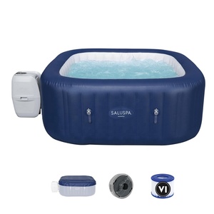 <span class=keywords><strong>Bestway</strong></span> 60022 Hawaii Airjet carré bain à remous <span class=keywords><strong>gonflable</strong></span> <span class=keywords><strong>SPA</strong></span> piscine PVC extérieur natation récupération baignoire personnalisable Logo impression - Product Image 4