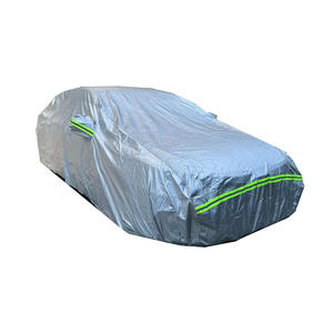 Cubierta de coche Oxford plateada Universal para las cuatro estaciones, función impermeable de refrigeración y aislamiento para exteriores - Product Image 3