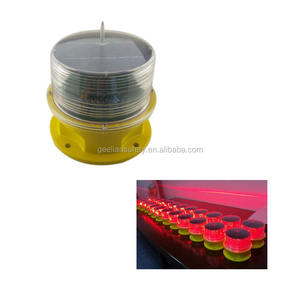 La OACI LED de la energía solar de baja intensidad de obstrucción de la aviación luces lámpara faro para 45m/105m/150m Telecom torre - Product Image 1