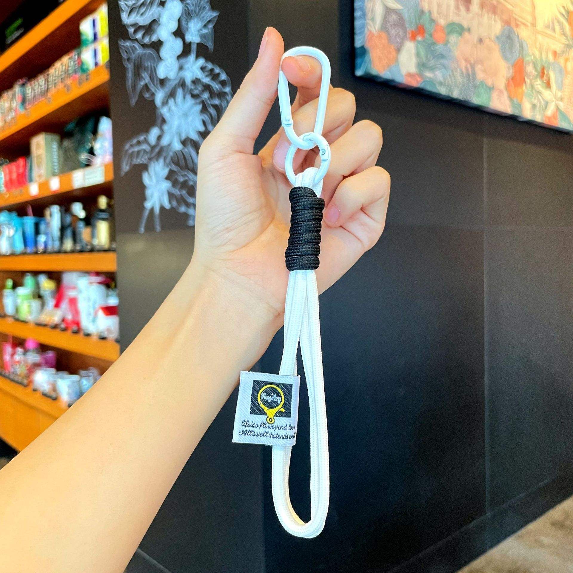 เชือกปีนเขาคู่ สีขาว