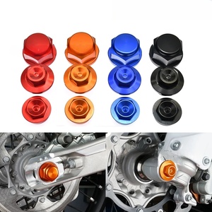 Pernos y Tuercas de Eje de Rueda Delantera y Trasera de Aluminio para Motocicleta, Aptos para Modificación de Accesorios KTM/Husqvarna - Product Image 5