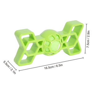 Yeni tasarım diş temizleme köpek oyuncaklar için TPR oyuncaklar köpek + tenis topu Pet çiğnemek oyuncaklar - Product Image 6