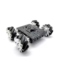 Kit de voiture intelligente programmable avec roues Mecanum en alliage d'aluminium et châssis C300 pour l'apprentissage de la robotique STEM