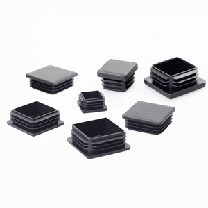 Bouchons carrés en plastique pour tubes |   Embouts carrés pour pieds de meubles, fabriqués en Chine - Product Image 1