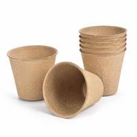 Pots en pulpe de papier écologiques, conteneurs pour semis biodégradables pour le jardinage à domicile et l'utilisation commerciale