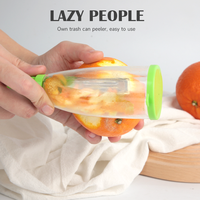 Ergonomische Handgreep Schil Verzamelen Veilig Handmatig Dunschiller Gereedschap Compacte Keuken Multifunctionele Fruitgroente Dunschiller Met Container