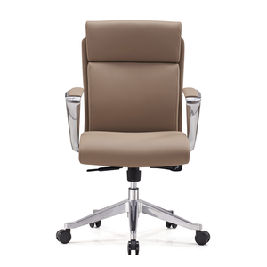 आधुनिक कार्यालय फर्नीचर स्विवेल चमड़े के स्टाफ चेयर क्रासिंग सम्मेलन प्रतीक्षा कक्ष आगंतुक कुर्सी - Product Image 5