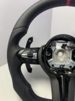 Volant sport en cuir à 3/4 branches pour F10/F11/F12/F15/F20-F26/F30-F34/F36/M3/M5/F80/F82/E39