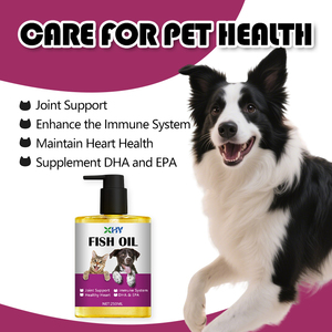 OEM 100% Natürliches <span class=keywords><strong>Omega</strong></span>-<span class=keywords><strong>3</strong></span> Lachsöl für Hunde und Katzen Fischöl mit Haut- und Fellpflege-Tropfen Immunsystem-Gesundheitsergänzungsmittel - Product Image 3