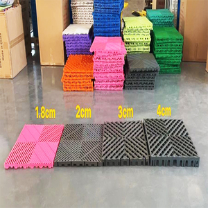 Tuiles de sol de garage en PVC antidérapantes et emboîtables de qualité supérieure, fabriquées en Chine, pour les ateliers de lavage de voitures et de detailing - Product Image 3
