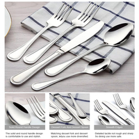 Ensemble de couverts en acier inoxydable 410, manche gaufré diamant, finition miroir or et argent, fourchette, couteau, cuillère, logo personnalisé, OEM, vente en gros