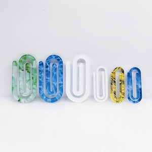 Premium reutilizable moderno PMMA acrílico sublimación espacios en blancos-Jumbo papel Clips marcapáginas Oficina Hogar Escuela DIY suministros promocionales - Product Image 2