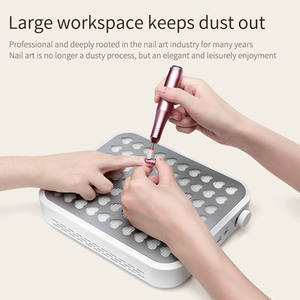 Профессиональный перезаряжаемый MS-503 пылесос с низким уровнем шума, 56 Вт, 4200 об./мин., бесщеточный пылесборник для ногтей - Product Image 3