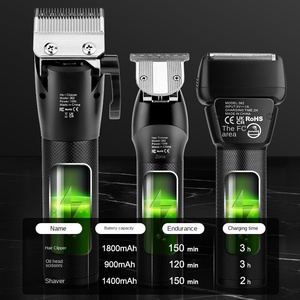 <span class=keywords><strong>Afeitadora</strong></span> Eléctrica Masculina Más Vendida, con Alimentación USB, Pantalla Digital, Cuchilla de Acero Inoxidable Ajustable, para Recortadoras de <span class=keywords><strong>Amazon</strong></span>, Uso Doméstico - Product Image 2
