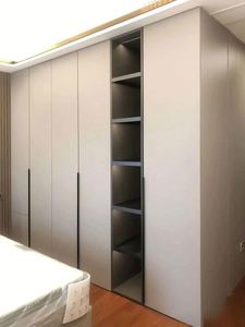 Armario de almacenamiento para dormitorio, armario sencillo de madera maciza, muebles de sala de estar para el hogar, armario - Product Image 4