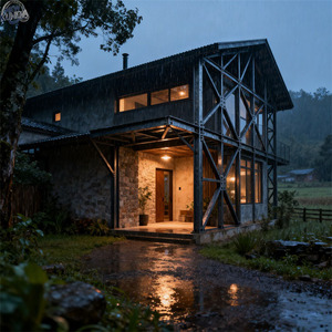 Lage Kosten Luxe Moderne Geprefabriceerde Lichte Stalen Structuur Villa Boerderij Werkplaats Winkelcentrum Snelle Installatie - Product Image 3