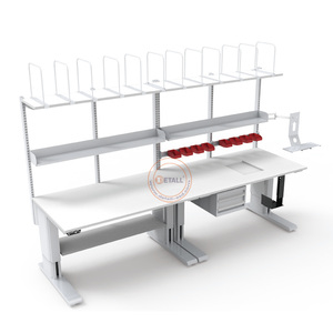 Detall Standard ESD Qualifizierter Esd Elektrischer <span class=keywords><strong>Test</strong></span> Werkbank Werkstatt Fabrik Anti statischer Arbeitstisch - Product Image 3
