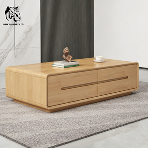 Fábrica de muebles, precio bajo, personalizable, gran stock, mesa de centro ecológica, diseño más reciente, muebles para sala de estar, mesa de té de madera - Product Image 1