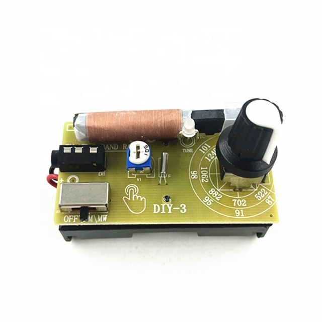 AM FM Medium Wave Headphone Radio MW FM 2 Band 522-1620Mhz / 87-108M Radio Receiver Volume Adjustable