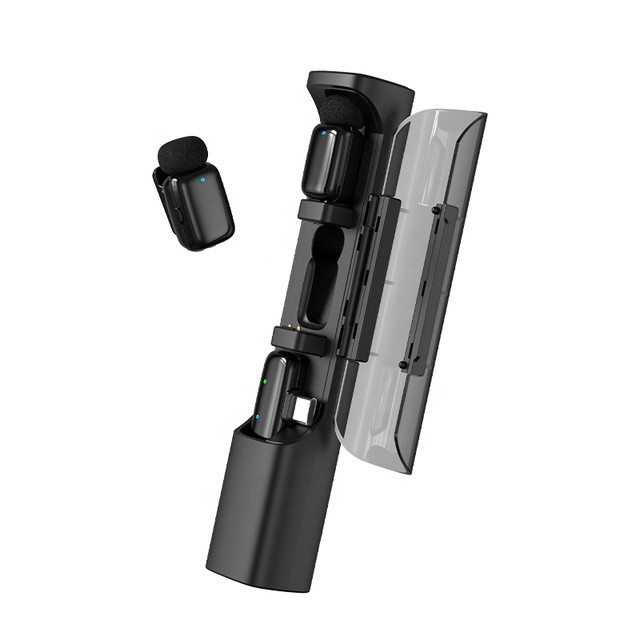 Mini-p Wireless Magnetic Microphone AI Noise Reduction 20meters Transmission Distance for Live Streaming Interviewing