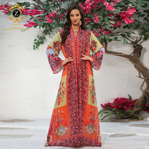 Vestido Musulmán para Mujer Zaynab, Túnica Emmes, Abaya de Alta Calidad, Nueva <span class=keywords><strong>Moda</strong></span> Árabe, Últimos Diseños de Burka, Abaya para Ramadán - Product Image 1