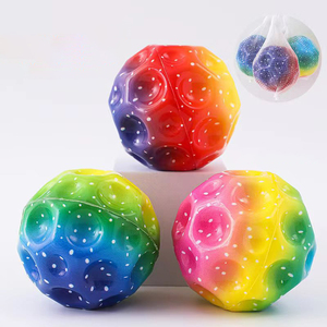Wholesale Full Set of Colorful Red Moon Glow Super Bounce Space Toy TikTok Jump High Ball Ball Bounce Rubber Foam Ball - Product Image 2