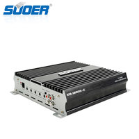 Kit de amplificador de Audio para coche Suoer 3600W, amplificadores de coche de canal Mono Clase D para sistema de Audio de coche de graves Subwoofer
