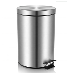 3L thép không gỉ rác bàn đạp bin Thùng rác bin Nhà Bếp thùng rác có thể - Product Image 6