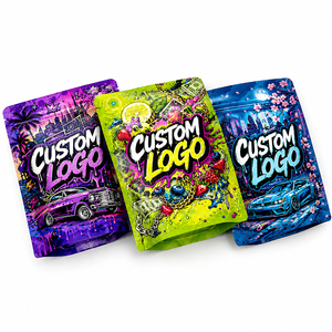 Sacs en Mylar en gros imprimés sur mesure 1g 3.5g 7g 14g, sachets refermables anti-odeur pour emballage de bonbons et <span class=keywords><strong>biscuits</strong></span> - Product Image 3