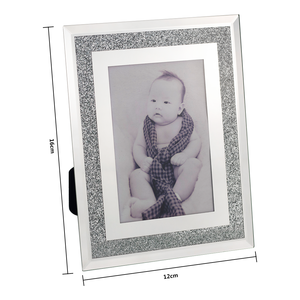 Pha Lê rõ ràng kính vuông khung hình với nhân đôi lấp lánh nghiền nát kim cương thiết kế cho trang trí nội thất - Product Image 5